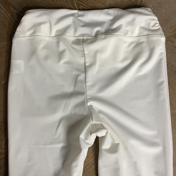 LOVE FILA BY MARION BARTOLI Tennis White Scrunch Leggings XS - Picture 9 of 11